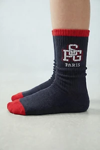 LOT DE DEUX CHAUSSETTES MONTANTES PSG ®