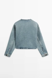Short denim jacket