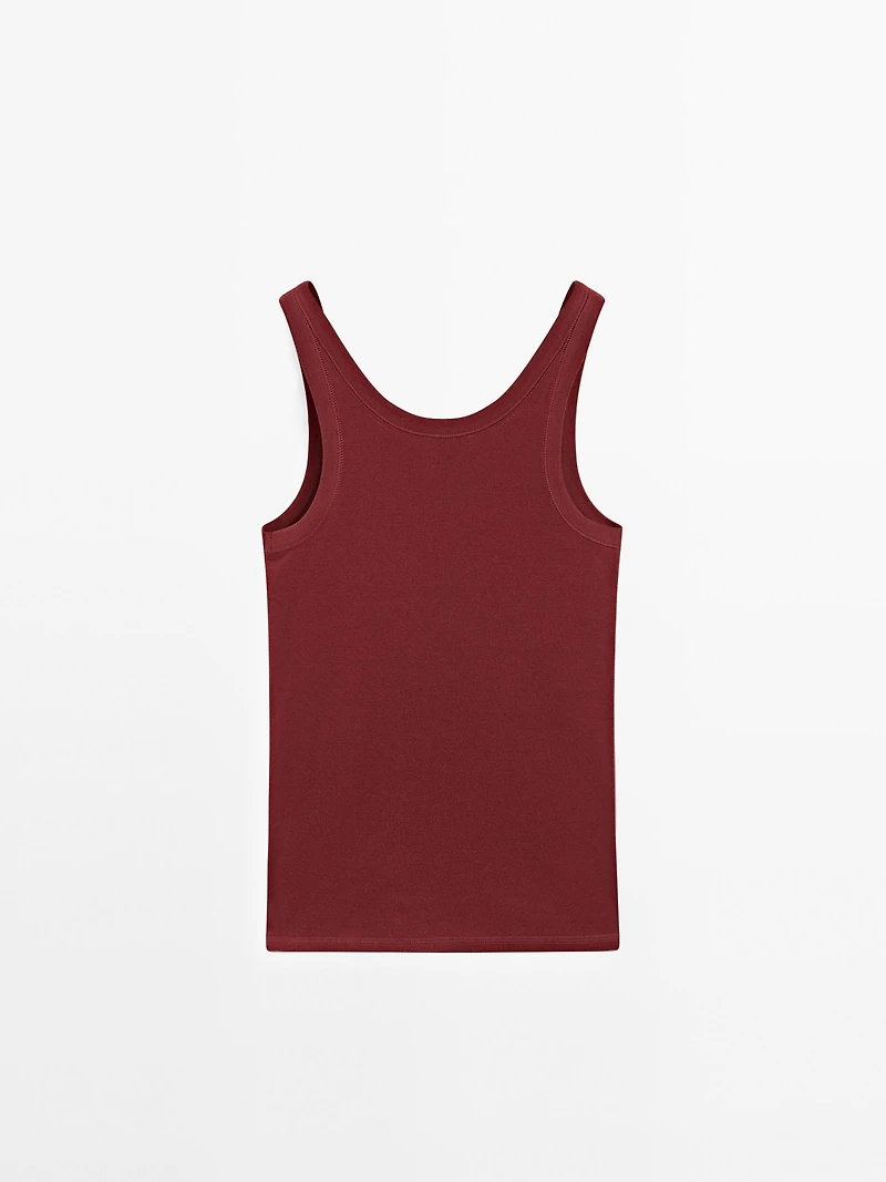 Strappy 100% cotton top