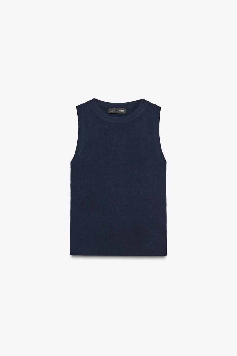 TOP BASIQUE EN MAILLE