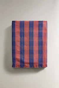 CHECKED COTTON MULTI-PURPOSE BLANKET X TENSIRA