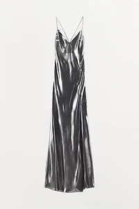 METALLIC LONG DRESS