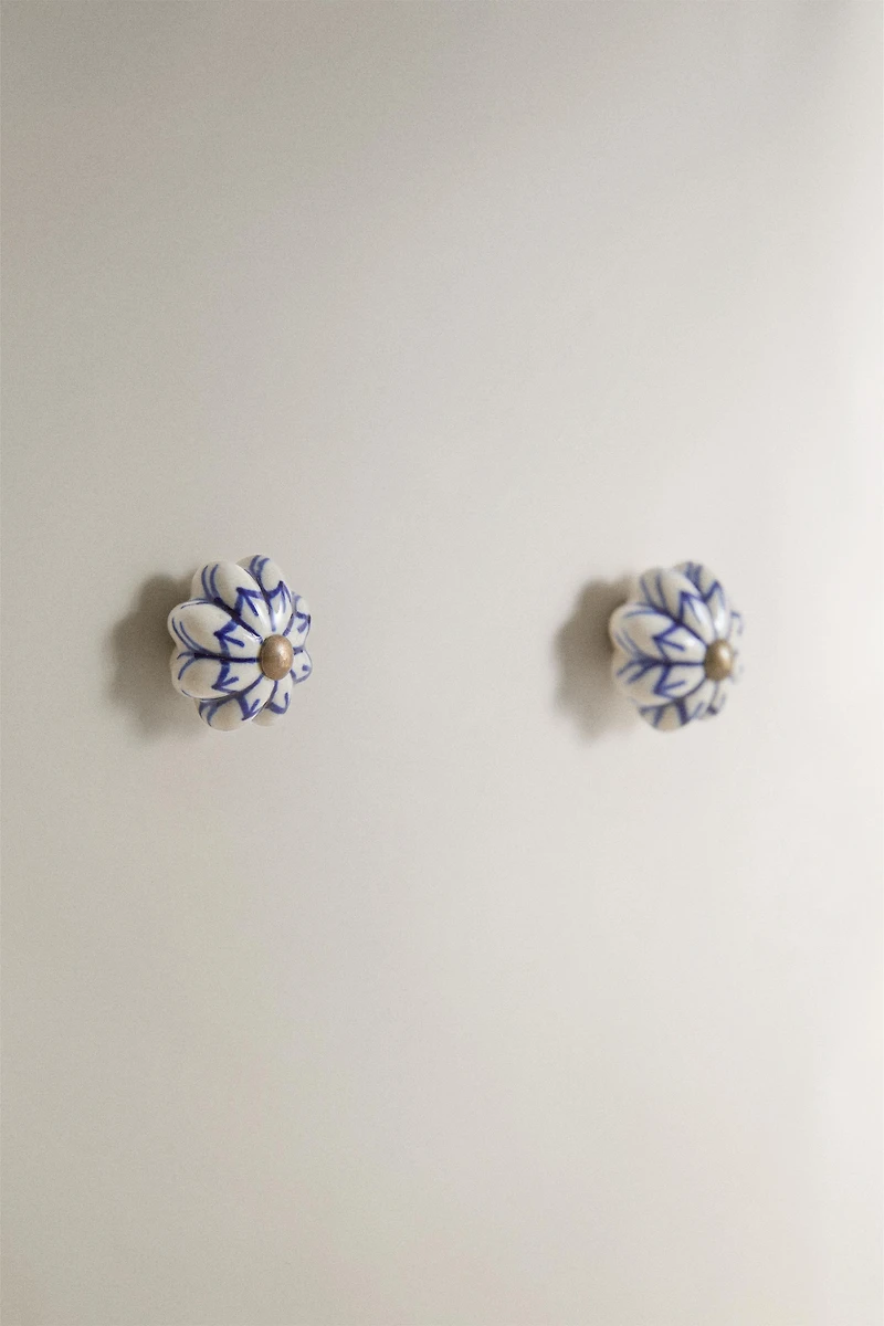 PACK OF STONEWARE DOOR KNOBS (PACK OF 2)