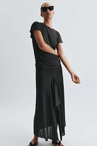 DRAPED KNIT TOP