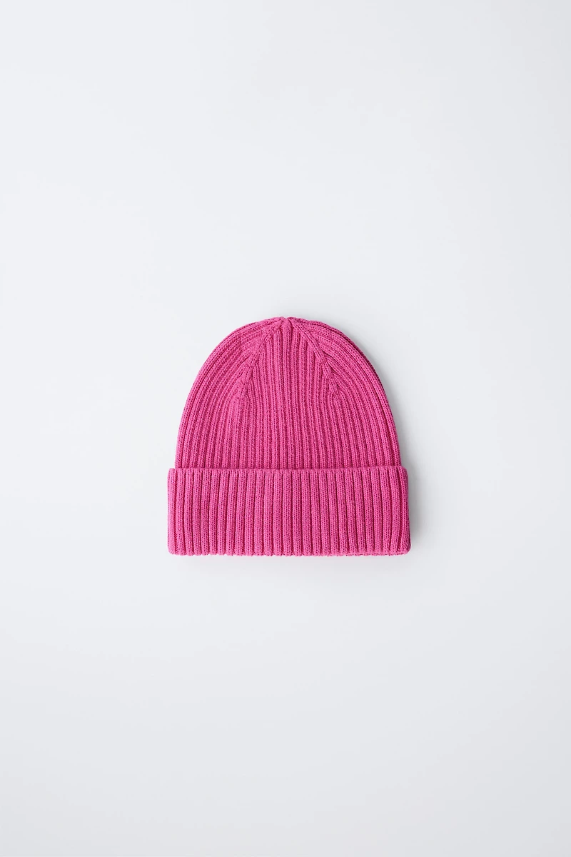PLAIN KNIT HAT