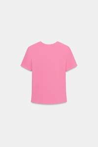 RHINESTONE TEXT T-SHIRT