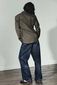 CHEMISE EN POPELINE RAYÉE