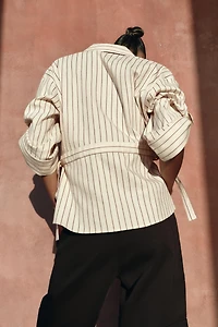 STRIPED SAFARI SHIRT