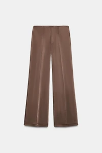 PANTALON SATINÉ TAILLE HAUTE