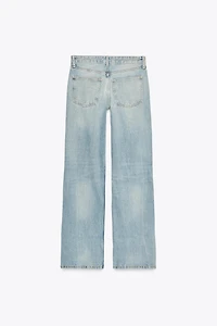 TRF MID-RISE WIDE LEG JEANS