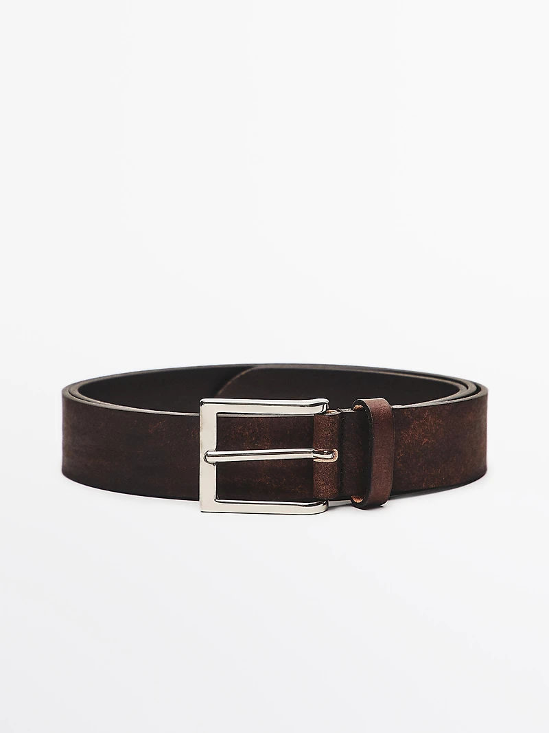 Ceinture cuir usé