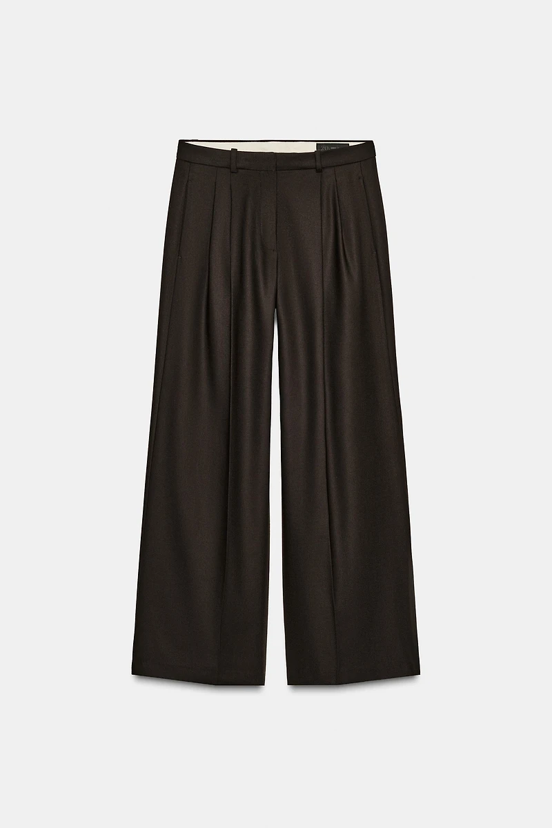 ZW COLLECTION WIDE LEG PLEATED PANTS