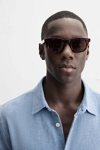 REGULAR FIT TEXTURED SHIRT
