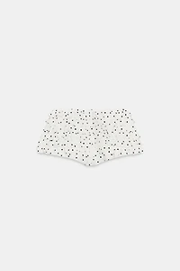 POLKA DOT RUFFLE MINI SHORTS