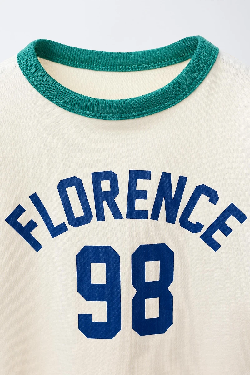 SPORTY JOGGING T-SHIRT AND BERMUDA SET
