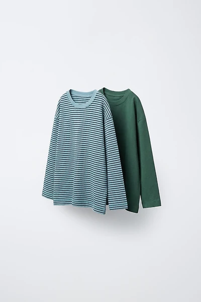 TWO-PACK OF STRIPED T-SHIRTS