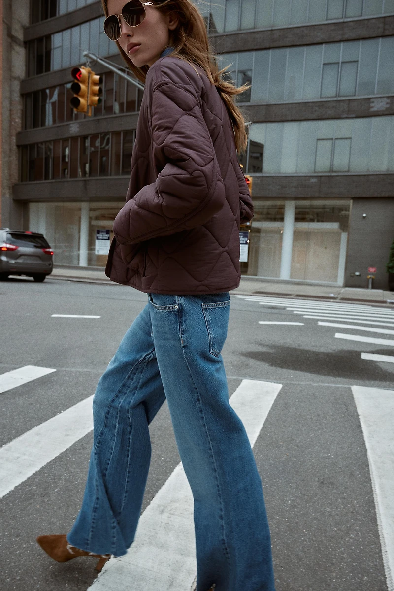 VESTE MATELASSÉE À POCHES PLAQUÉES