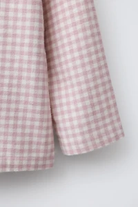 3-6 YEARS/ GINGHAM FLANNEL PAJAMAS