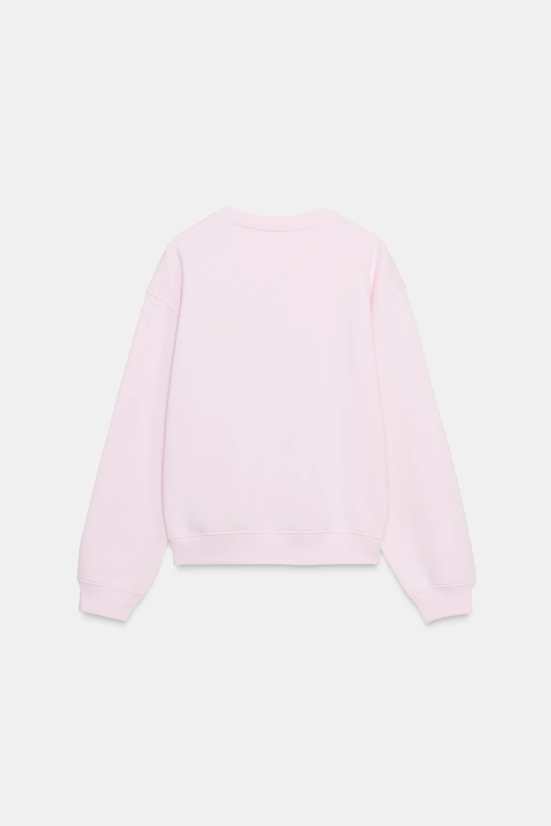 SWEAT FLEUR CONTRASTE