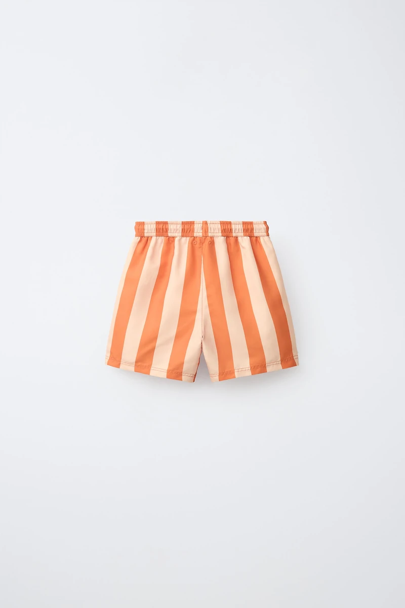 6 ANS / SHORT DE BAIN À RAYURES