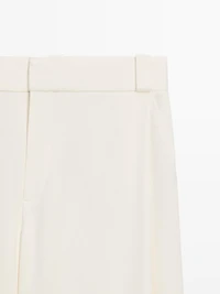 Wide-leg trousers with darts - STUDIO