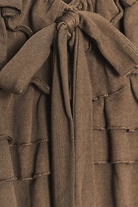RUFFLED BOW TOP