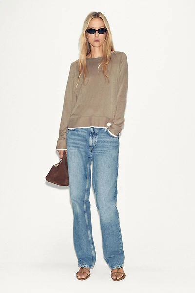 DOUBLE KNIT SWEATER