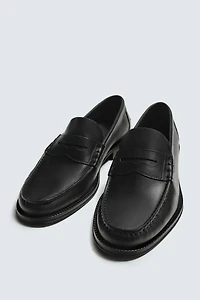 LEATHER PENNY LOAFERS