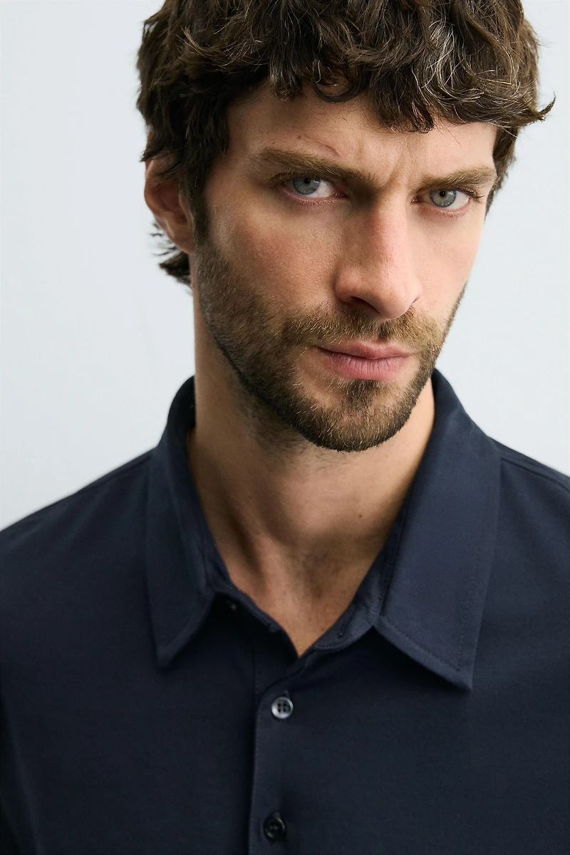 MERCERIZED FINISH POLO SHIRT