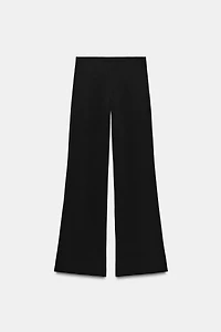 STRETCH WIDE LEG PANTS