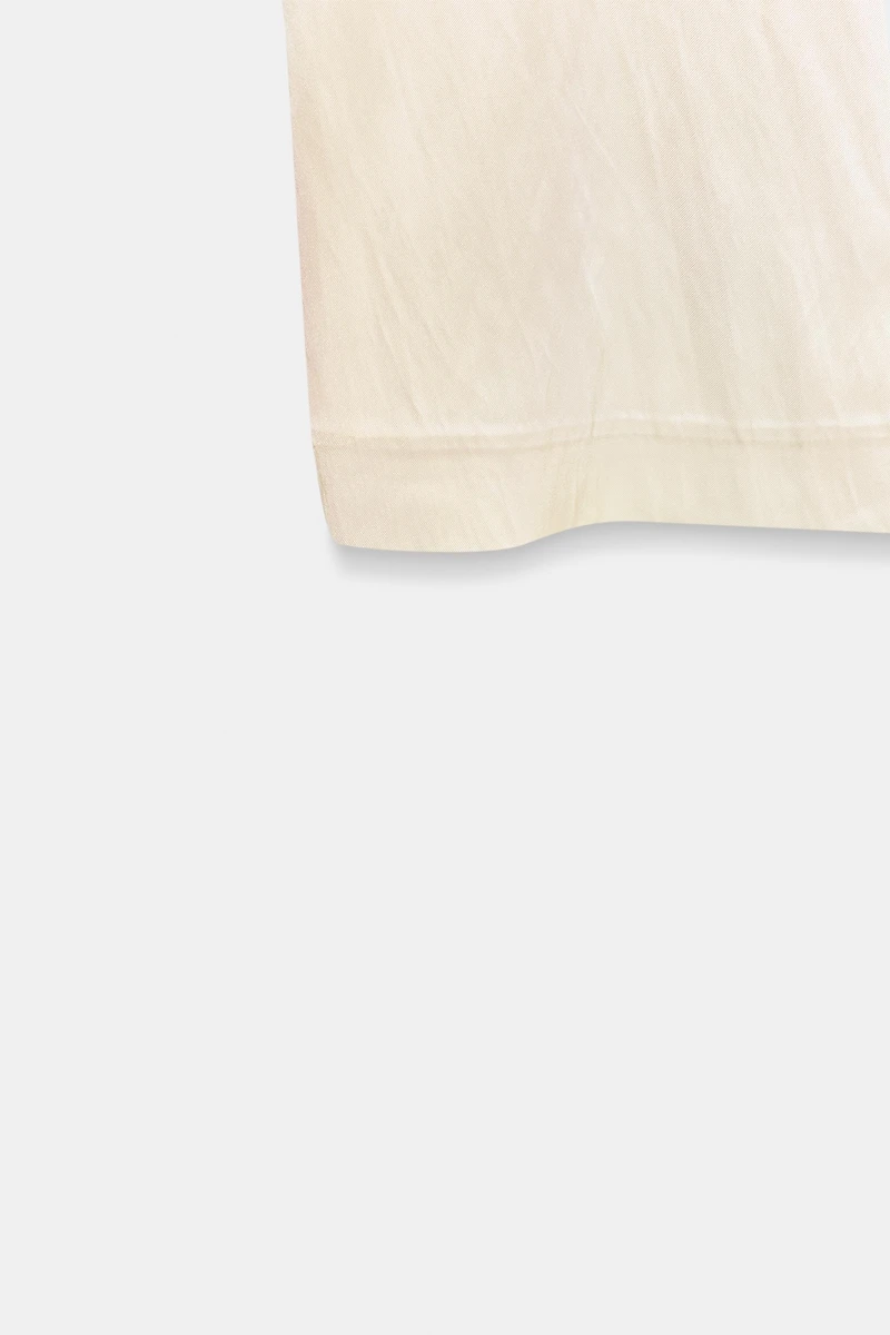 SATIN EFFECT TANK TOP