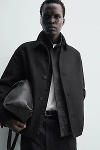 WOOL BLEND OVERSHIRT