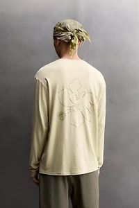 LIGHTWEIGHT LINEN COTTON BLEND T-SHIRT