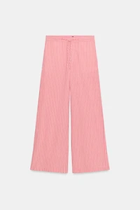 WIDE STRIPED PANTS