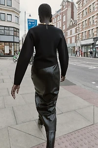 KNIT METALLIC BALL JUMPER