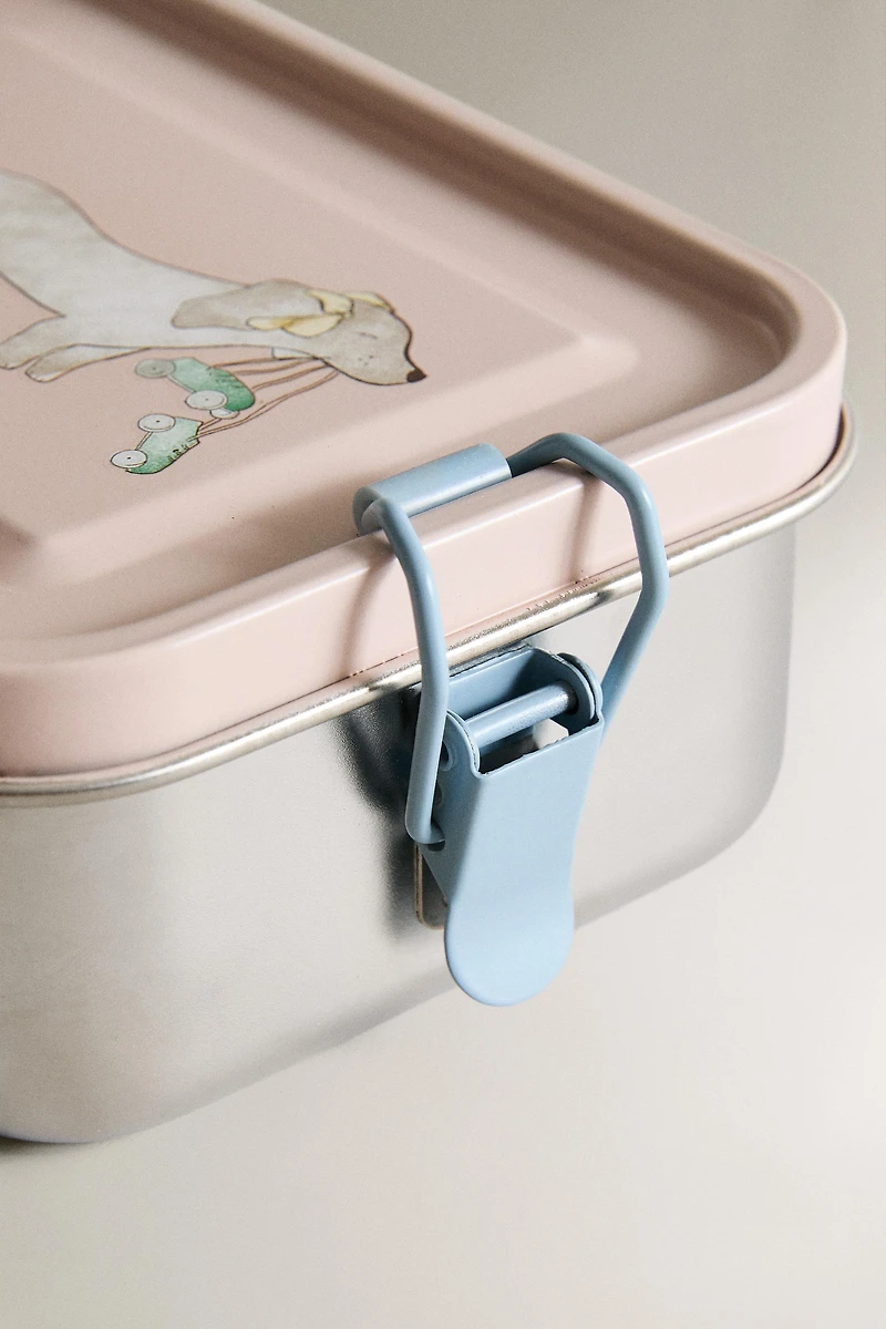 CHILDREN'S SKATER DOG LUNCH BOX