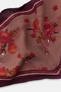 FLORAL PRINT BANDANA