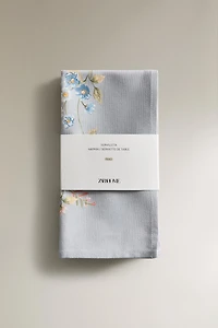 SET OF SMALL FLORAL PRINT NAPKINS (SET 2)