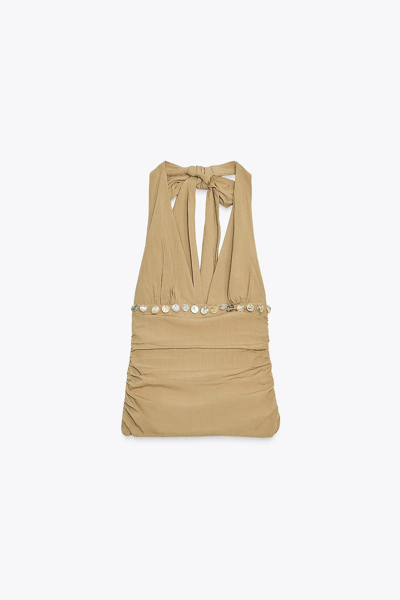 TOP HALTER FANTAISIE
