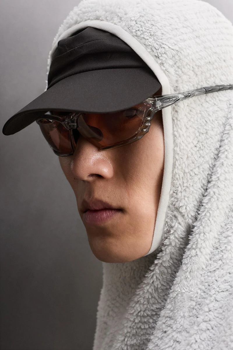TEXTURED FLEECE HOODIE