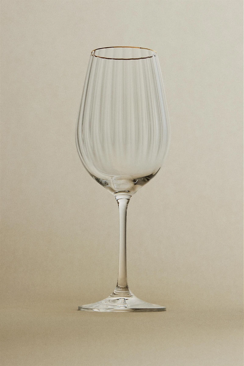 VERRE À PIED LIGNES NOËL