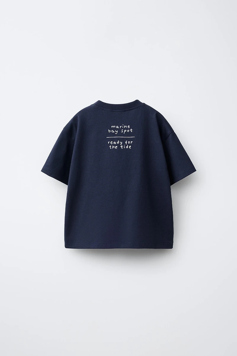 CRAB PRINT T-SHIRT