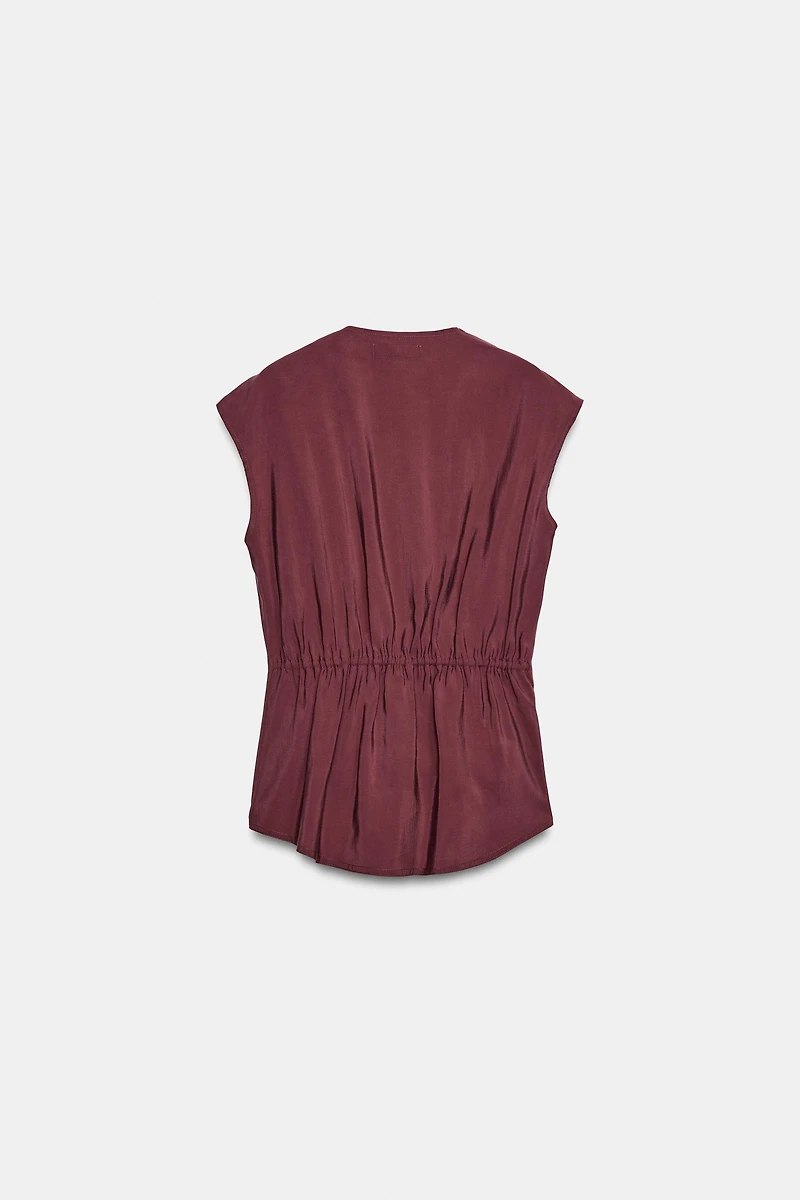 FLOWY KNOTTED TOP