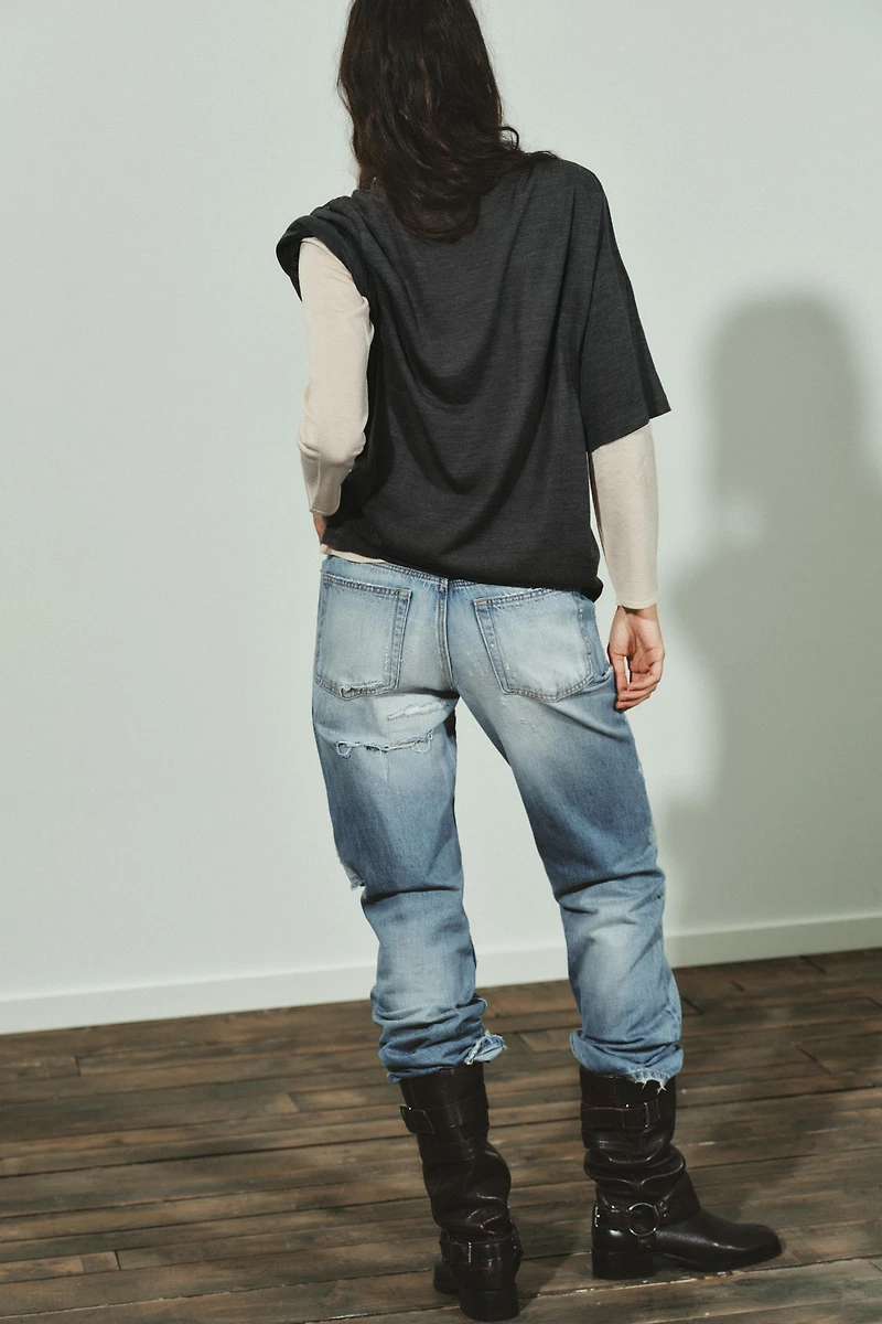 PULL EN MAILLE DOUBLE ÉPAISSEUR