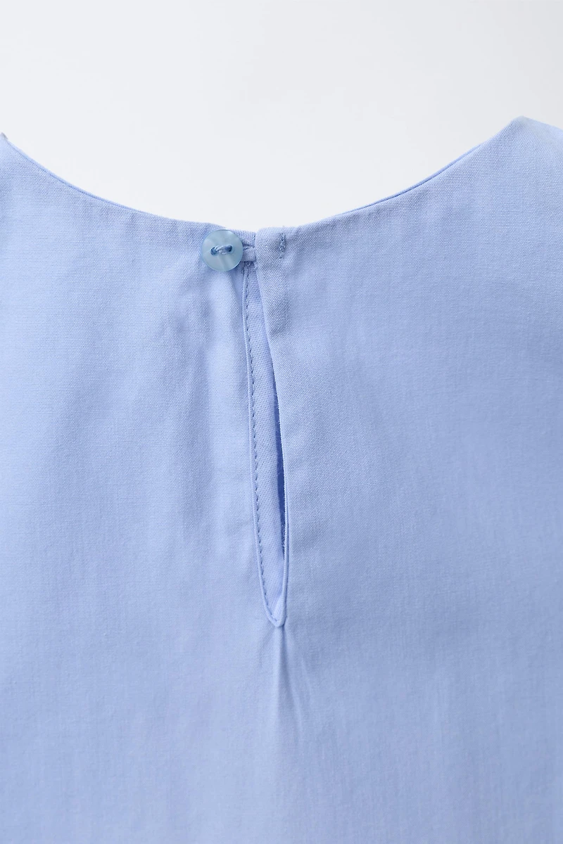 FLORAL PLEATED BLOUSE