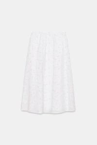 STRUCTURED LAYERED MIDI SKIRT