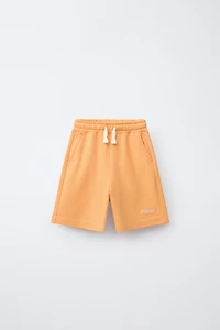 NUMBER PRINT JOGGING SHORTS
