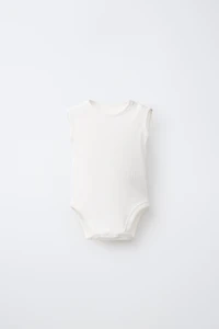 FIVE-PACK STRIPED SLEEVELESS BODYSUITS