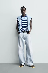 STRIPED JACQUARD TANK TOP