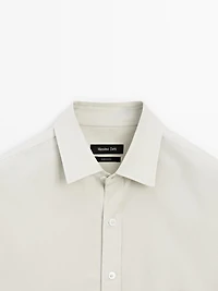 Regular-fit 100% cotton shirt